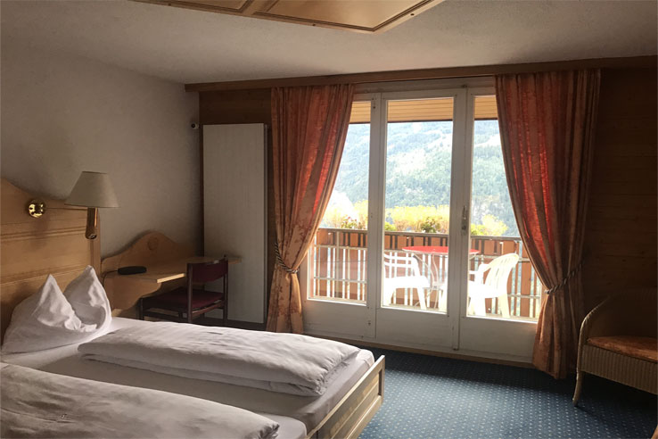 Hotel Bellevue, example of a bedroom
